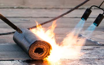 Midge Hall asphalt flat roofing repairs