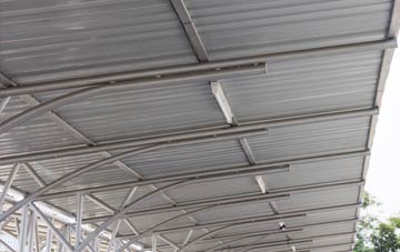 installing Midge Hall metal roofing