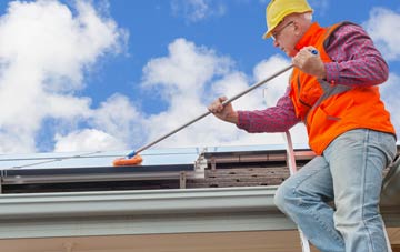 Midge Hall soft wash roof cleaning